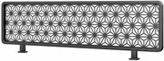 Dividers for Dining Areas,Restaurant Countertop Screen Partition Divider,Iron Hollow Desk Divider,for Desk Restaurant Bars(Black,120x38cm/47.24x14.96in)