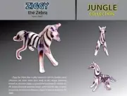 Looking Glass Ziggy The Zebra Toy Figure