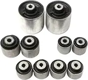 10X Front Suspension Control Arm Bushing Kit Compatible For A8 Q7 Q8 Compatible For VW T/ouareg 4M0407183A 4M0407181 4M0407182A 4M0407515A