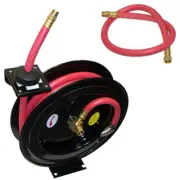 1/2" x 25 Feet Air Rubber Hose Retractable 300 PSI