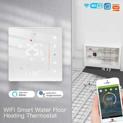 WiFi Water/Electric Floor Heating Thermostat WaterGas Boiler Temperature Control