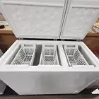 2PCS Adjustable Freezer Baskets For Chest Freezer Expandable Deep Freezer BX