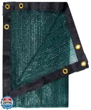 E.share 40% Green Shade Cloth for Garden,Sun Shade Outdoor Patio with Grommet