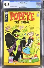 POPEYE THE SAILOR #85 CGC 9.6 King Comics April 1967 White Pages Sea HAG