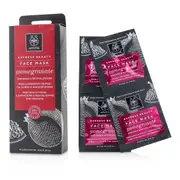 Apivita Express Beauty Face Mask with Pomegranate (Radiance & Revitalization) 6x(2x8ml)