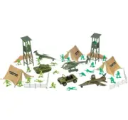 Original Gulliver Armed Forces Army Soldiers Play Set Vintage Toys 75 Pcs