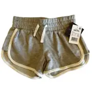 Grayson Threads Girls Size 6/6X Gray Terry Shorts NWT