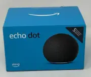 Amazon Echo Dot 5th Generation Charcoal Bluetooth Alexa Smart Speaker C2N6L4 New