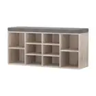 Artiss Shoe Cabinet Bench Shoes Storage Rack Organiser Wooden Shelf Cupboard Box