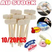 10/20 Pcs Mini Wooden Hammer Kids Toys Crab Lobster Wood Mallet Set Home Hammer