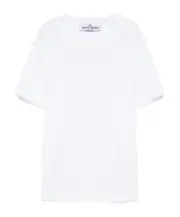Stone Island Junior Logo Embroidered Crewneck T-Shirt 8Y,14Y,12Y,10Y white