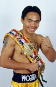 Manny Pacquiao Poses With His Ring Belt 5 Old Boxing Photo