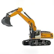 Alloy Excavator Engineering Model for Li&EB&he&rr R970 Simulation Grab Model 1:50 Scale Collection Display Ornament Gift Simulation Collectible Realistic Model