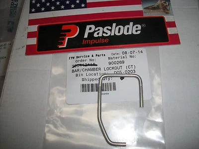 Genuine Paslode Part # 900269 Chamber Lock Bar