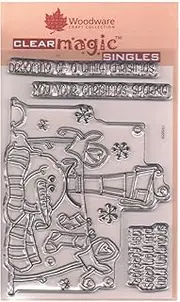 Woodware A6 Clear Cling Stamps - FRS656 Top Hat Snowman