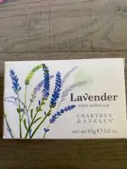 Crabtree Evelyn Lavender Triple Milled Soap NIB