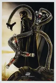 SPIDER-MAN 2 MOVIE POSTER 1 Sided ORIGINAL Dr. OCK 27x40 TOBEY MAGUIRE