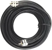 HOMSFOU Coax Cable Uhf Extension Jumper Cable Low Loss Ohm Radio and Antenna Analyzer