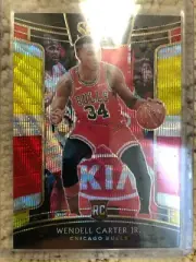 2018-19 PANINI SELECT Wendell Carter Jr RC RED YELLOW!!
