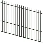 ProtectorAl 1201 - 2400 x 1800mm Woodland Grey Raked Up to 15º Batten Pool Fence Panel
