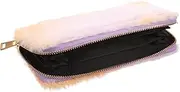 [COLLBATH] Elegant Women's Purse Zippered Plush Wallet Compact Wallet for Women for Daily Use