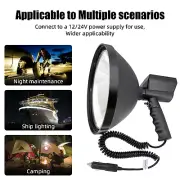 9Inch 35W HID Handheld Spotlight Lamp Camping Hunting Fishing Super Bright 12V