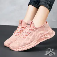 在飛比找momo購物網優惠-【LN】現貨 休閒柔軟運動鞋(女鞋/布鞋/平底)