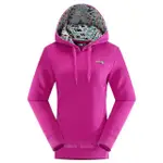 【THE NORTH FACE】女 LOGO兜帽套頭衫.連帽保暖長袖T恤.運動休閑衫.運動衫(CNJ6 亮桃粉 V)