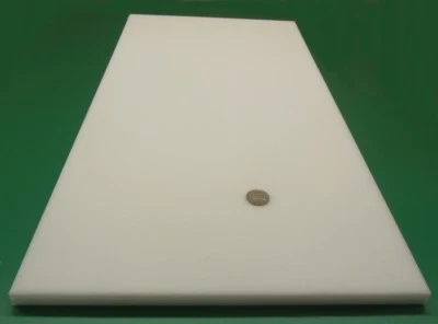 Delrin Acetal Sheet, White POM (1/2) .500" Thick x 12" Width x 24" Length