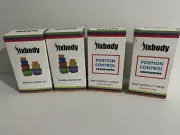 28 Pieces FIXBODY Portion Control Containers, Color-Coded, 7 Pieces each box
