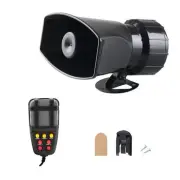 3X(12V 7 Sounds 120DB Electronic Siren Loud Car Warning Alarm Fire Siren2621
