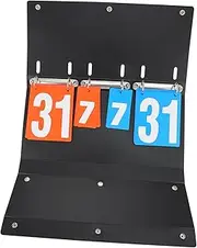Anneome Practical Scoreboard Flipper for Table Tennis Volleyball Badminton Durable Score Recorder with Smooth Edges Comfortable Touch Easy to Use for Sports Competitions