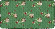 Merry Christmas Toddler Bed Sheet Portable Soft&Comfortable Cot Sheet for Toddler Bed Mattress for Small Spaces Camping Cot 50'' x 25'' (Sheet,Bed Not Included)