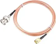 uxcell RG316 Coaxial Cable with BNC Male to SMA Male Connectors 50 Ohm 4 ft
