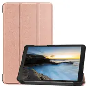 MCC For Samsung Galaxy Tab A (2019) 8.0" T290 T295 PU Leather Folio Case Cover [Rose Gold]