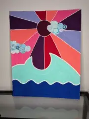 Sundown 16”x 20” Original Artwork Handcrafted By Nevriunna Watson