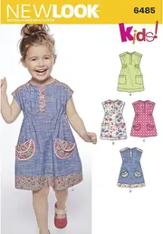 New Look Pattern 6485 Toddlers' Dress or Tunic
