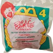 1996 McDonalds Eric Carle The Very Hungry Caterpillar Finger Puppet 4 New