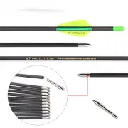 12pcs 4.2mm Carbon Arrow 30-32inch Spine for Compound Recurve Bow Archery Shoot