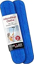 Tyroler Replacement Cloths for Professional Window Squeegee – Pack of 2 Spare Pads, Perfectly Designed for Streak-Free Cleaning and Compatible with Tyroler Window Cleaner Tools