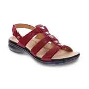 Revere Toledo Backstrap Sandal - Cherry French/Lizard