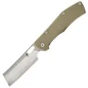 Gerber Flatiron Framelock Folding Knife | G10 Handle, Cleaver Blade, Stonewash F