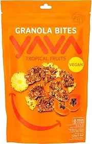 Yava Tropical Fruits Granola Bites 125 g