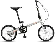 Adult Folding Bike, Ultra Light Folding Bicycle,16-Inch Wheels, Fashion Lightweight Bicycle,Multiple Colors