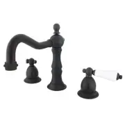 Kingston Brass KS197.PL Heritage 1.2 GPM Widespread Bathroom - Bronze