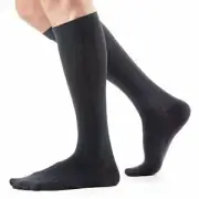 Medi for Men Calf Highs, Ribbed, CT, (Size: III) 15-20mmHg Black