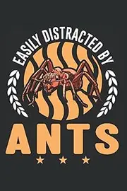 Notebook With Ants: Easily distracted by Ants Ants Anthill / 6x9 Inches / 120 graph Sites