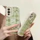 綠色格子vivox70手機殼花朵新款適用于x70pro女生網紅x60小清新小羊皮x27軟硅膠全包防摔pro保護套