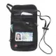 LEWIS N CLARK 掛脖 頸部掛袋 RFID 出國防盜錄 貼身小包 證件包 手機袋 (卡其/黑色)