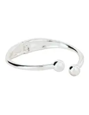 [Basque] Torque Bangle in Silver